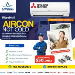 MITSUBISHI AIRCON not cold