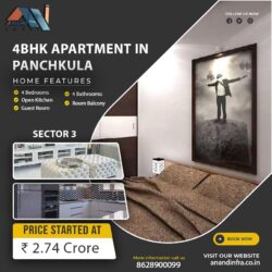 4 BHK Flats for sale in Panchkula