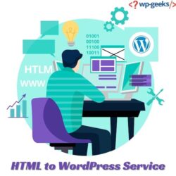 html to wordpress service