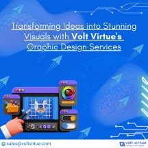 Transforming Ideas into Stunning Visuals with Volt Virtue's Graphic Design Services