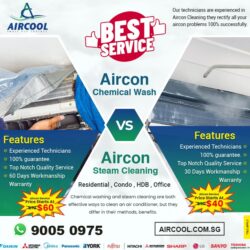 AIRCON CHEMICAL WASH vs AIRCON STEAM CLEANING