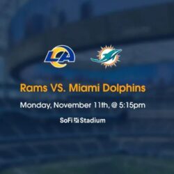 Rams vs dolphine