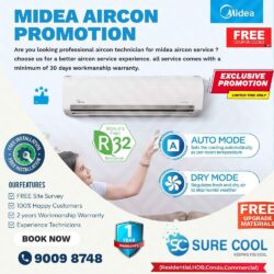 Midea Aircon Promotion