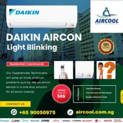 DAIKIN AIRCON LIGHT BLINKING