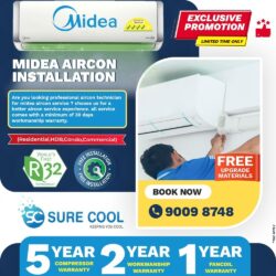 Midea Aircon Installation