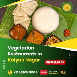 Vegetarian Restaurants in Kalyan Nagar 3