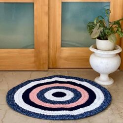 Buy Round Crochet Rug Online in India