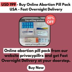 Buy Online Abortion Pill Pack USA - Fast Overnight Delivery