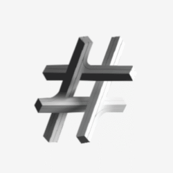 Hashtag Design Studio Logo geotag