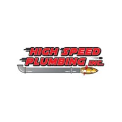 High speed plumbing logo