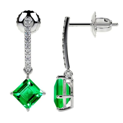 natural emerald earrings natural emerald earrings