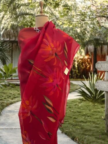 Organza Saree for Wedding Organza Saree for Wedding