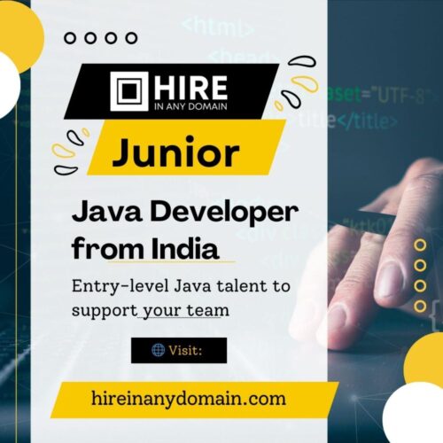 Junior Java Developer from India Junior Java Developer from India