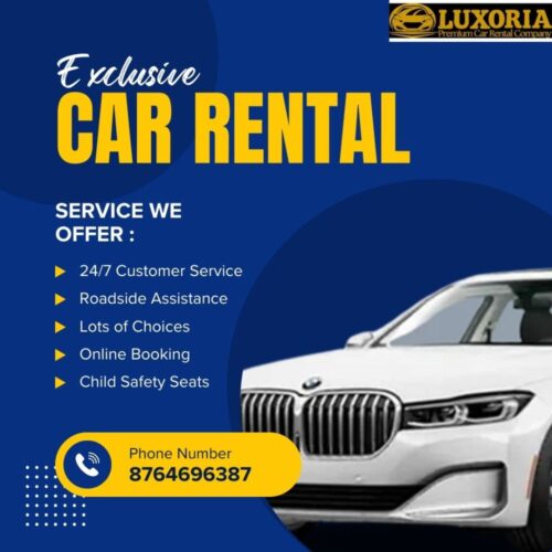 Yellow and Blue Modern Professional Car Rental Service Instagram Post Yellow and Blue Modern Professional Car Rental Service Instagram Post