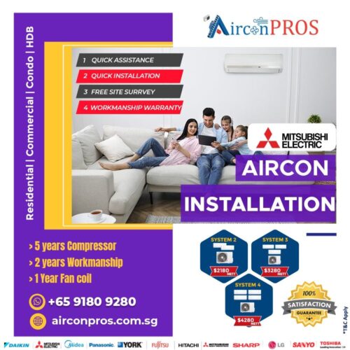 Mitsubishi Electric Aircon Installation Mitsubishi Electric Aircon Installation