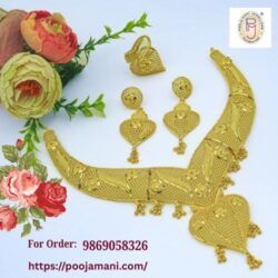 bridal-gold-plated-short-necklace