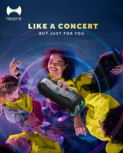 Ever thrown a concert in your bedroomNow you can. With the H-Sound Neon Wireless Bluetooth Speaker, it’s you, the bass, and neon vibes all the way.Tap that play button and turn the boring up to booming- www.hezire.com Ever thrown a concert in your bedroomNow you can. With the H-Sound Neon Wireless Bluetooth Speaker, it’s you, the bass, and neon vibes all the way.Tap that play button and turn the boring up to booming- www.hezire.com