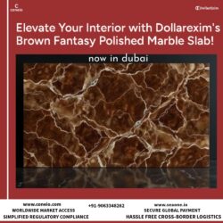 Brown Fantasy Marble Slabs Now in Dubai