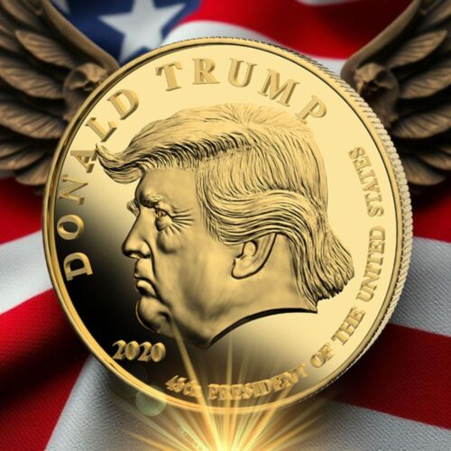 Gold Trump 2024 - American Eagle Coin (3) Gold Trump 2024 - American Eagle Coin (3)