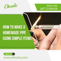 How to Make a Homemade Pipe Using Simple Items