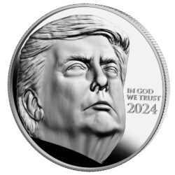 Silver Trump 2024 / American Eagle – President Trump Coin