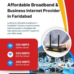 Business Internet Plans in Faridabad Choose Gigmax Broadband Today