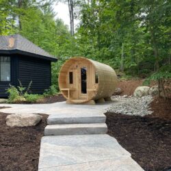 Barrel sauna