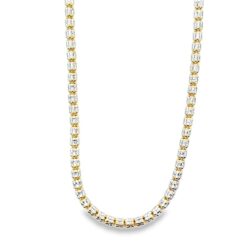 Buy Stunning 10K Rollo Diamond Chain