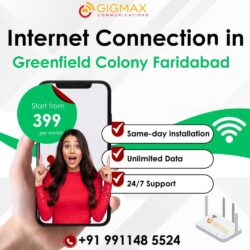 _Internet Connection in Greenfield Colony Faridabad