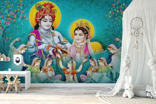 Exquisite Lord Radha Krishna Wallpaper Mural Collection (1) Exquisite Lord Radha Krishna Wallpaper Mural Collection (1)