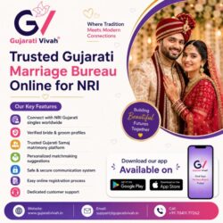 Trusted Gujarati Samaj Marriage Bureau Online for NRI - Gujarati Vivah