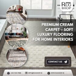 Premium Cream Carpet – Soft Luxury Flooring for Home Interiors