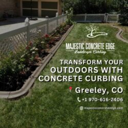 Landscape Concrete Curbing in Greeley, CO