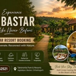 Bastar Resort Booking – Experience Nature with Comfort at Takshshila Park & Resorts