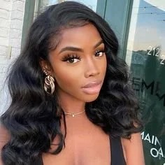 body wave front lace wig