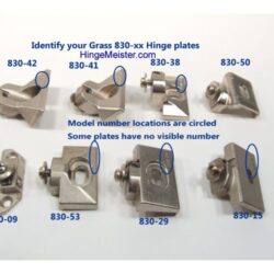 Grass 830 and 850 Cabinet Hinges _ Replacement Cabinet Hinges – Hinge Meister