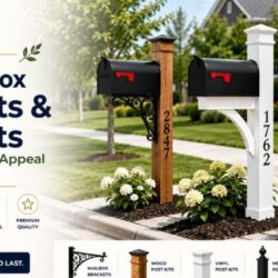Modern Mailbox Brackets & Post Kits _ Heavy-Duty Curb Appeal – Spira Mailbox