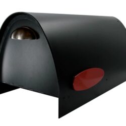 Mid-Century Modern Stainless Steel Post Mount Mailbox - Spira Mailbox