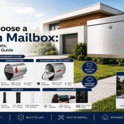 How to Choose Modern Mailboxes_ Stainless Steel, Brackets & Post Kits – Spira Mailbox