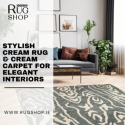 Stylish Cream Rug & Cream Carpet for Elegant Interiors