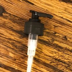 Black Lotion Pump Dispenser for Refill Stores