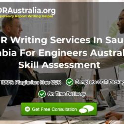 CDR Writing Services In Saudi Arabia For Engineers Australia Skill Assessment
