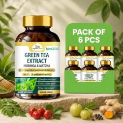 Green Tea Extract Moringa Matcha Capsules