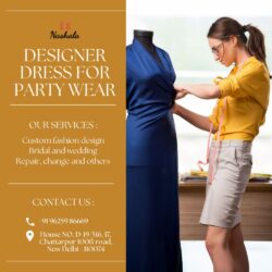 Designer dress for party wear