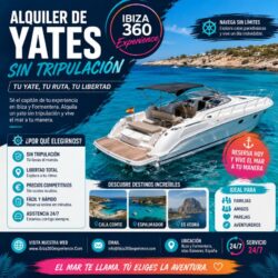 Alquiler de yates sin tripulación