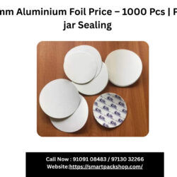 70mm Aluminium Foil Price – 1000 Pcs  PET jar Sealing