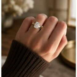 Emerald Cut Engagement Rings _ Natural & Lab Diamonds