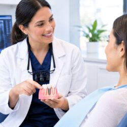 Periodontal Consultation with Dental Model
