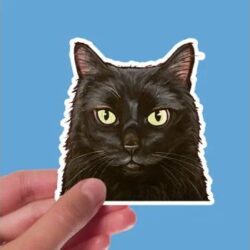 Cat Stickers _ Cute Vinyl Cat Sticker Designs