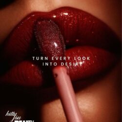 A little gloss, a lot of temptation. One swipe and the shine takes over - wet, irresistible, and